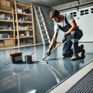 epoxy garage flooring in Spring Lake