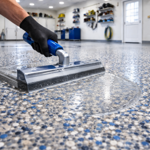 Epoxy floor coatings