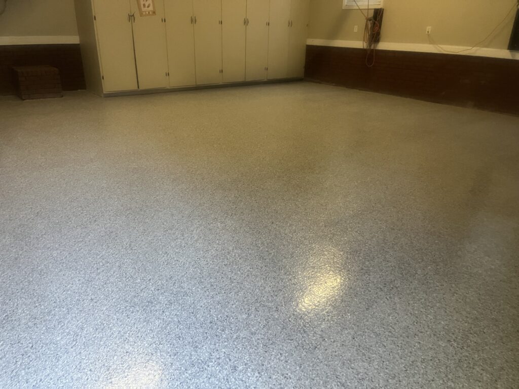 Concrete floor project photograph in Stedman, NC by Total Concrete Coatings and Polish