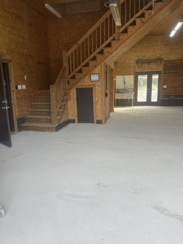 Concrete floor project photograph in Fayetteville, NC by Total Concrete Coatings and Polish