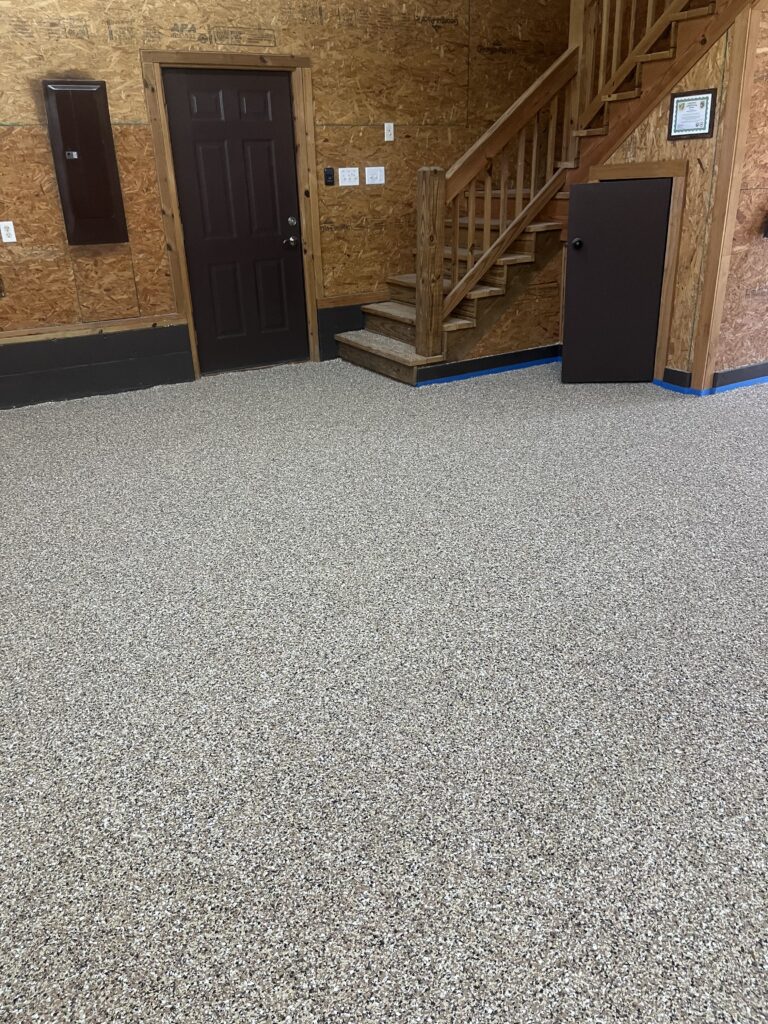 Concrete floor project photograph in Fayetteville, NC by Total Concrete Coatings and Polish