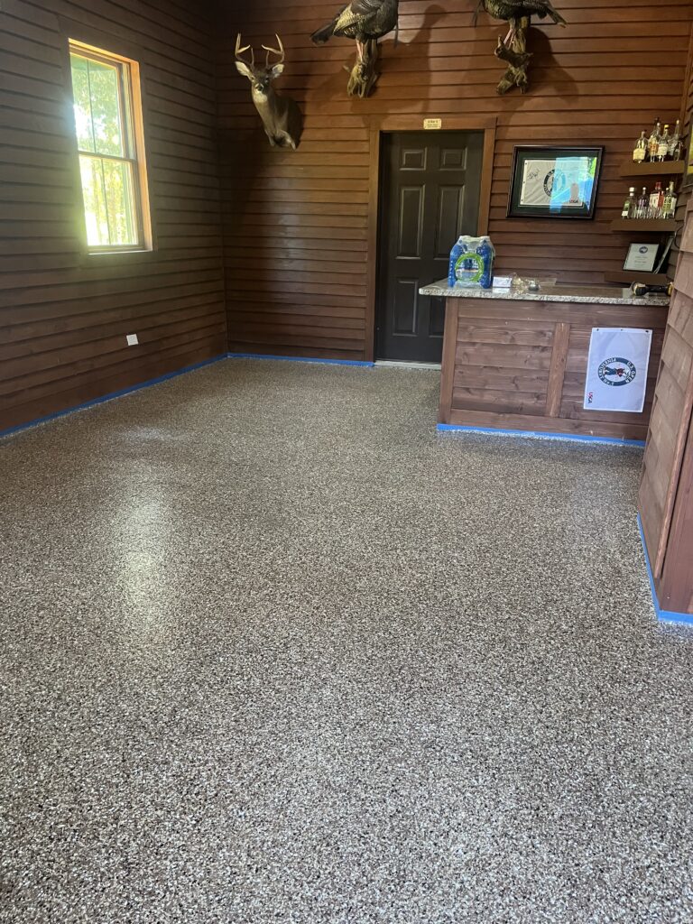 Concrete floor project photograph in Fayetteville, NC by Total Concrete Coatings and Polish