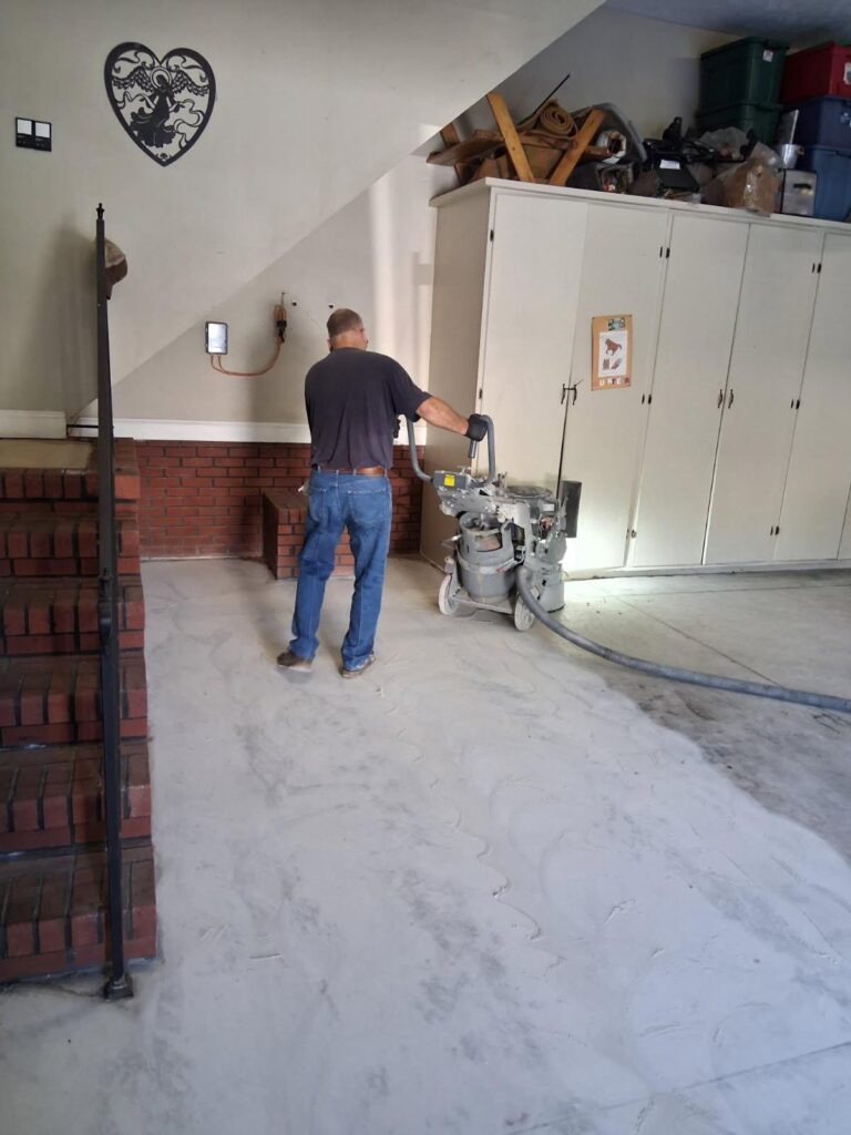 Concrete floor project photograph in Stedman, NC by Total Concrete Coatings and Polish